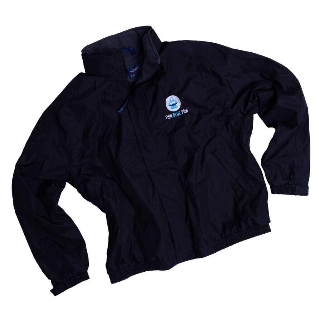 Thin Blue Paw Unisex Black Outdoor Jacket