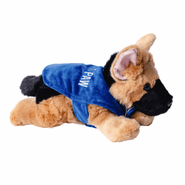 Thin Blue Paw German Shepherd Police Dog Teddy - Image 2