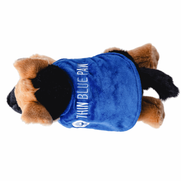 Thin Blue Paw German Shepherd Police Dog Teddy - Image 3