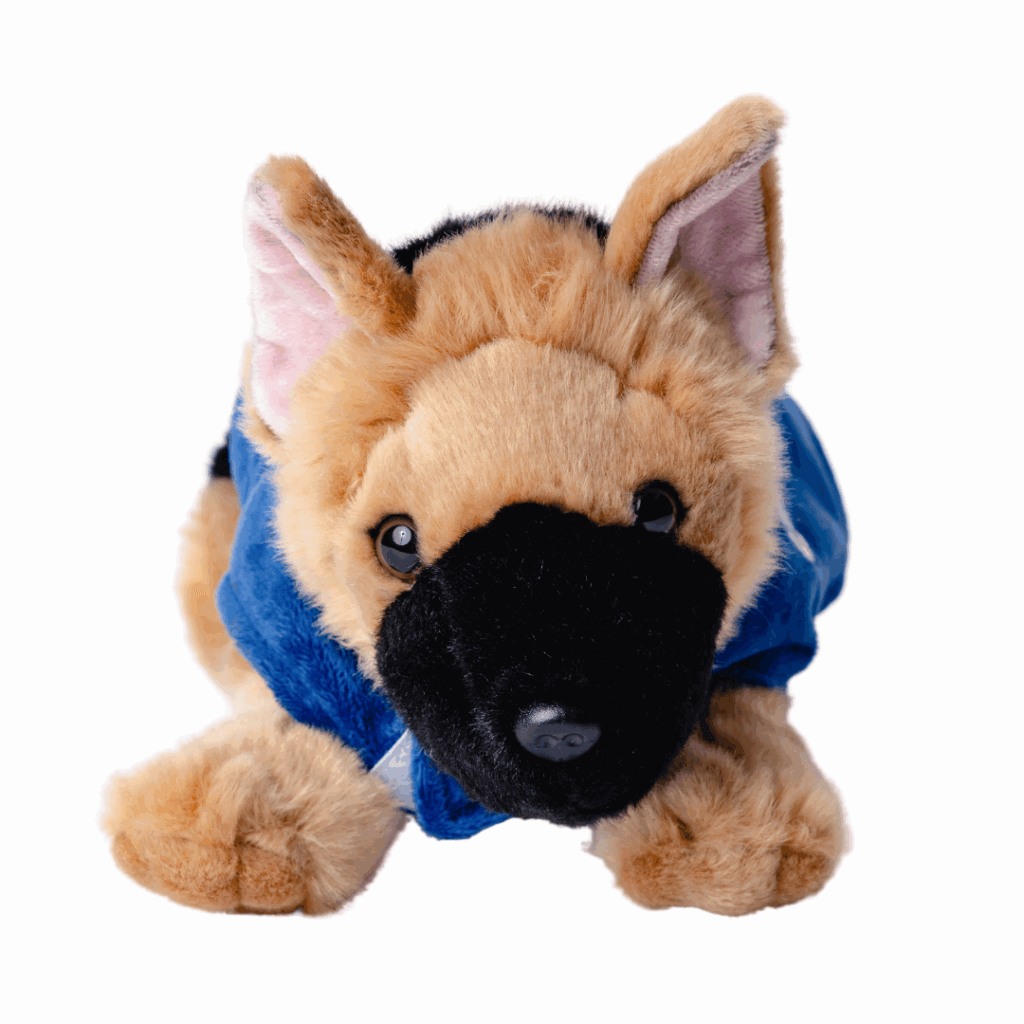 Thin Blue Paw German Shepherd Police Dog Teddy