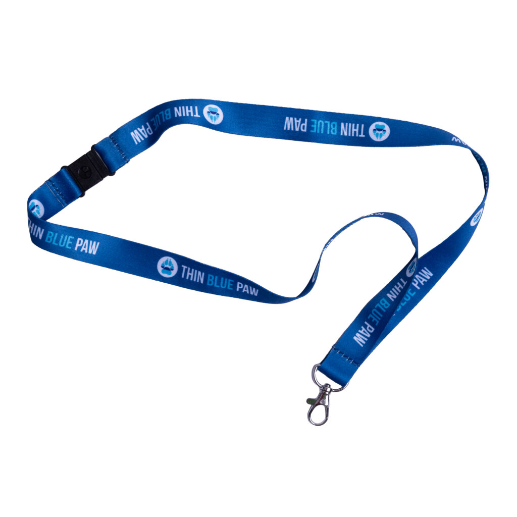 Thin Blue Paw Lanyard