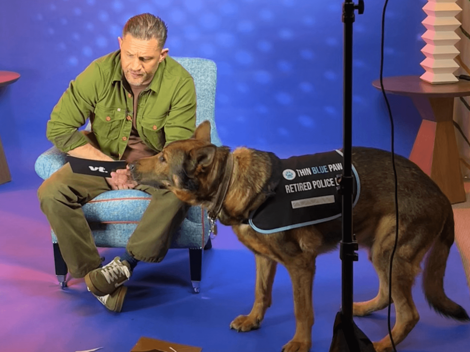 Tom Hardy answers RPD Bear's question