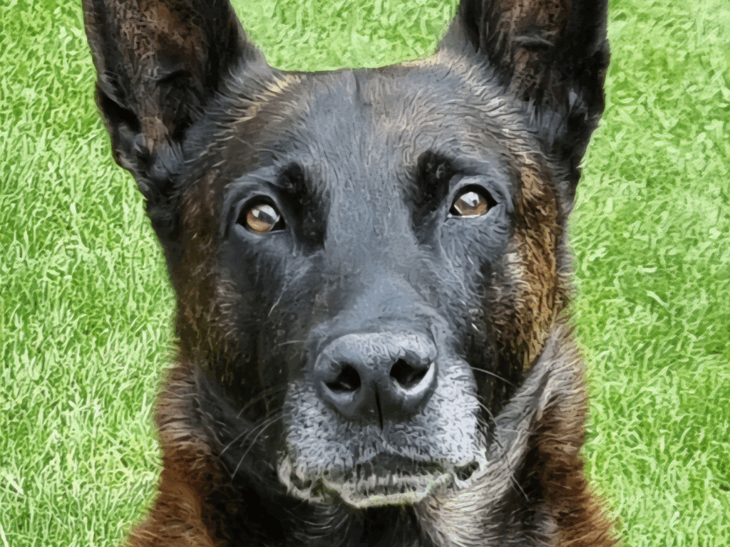 Retired police dog Eric