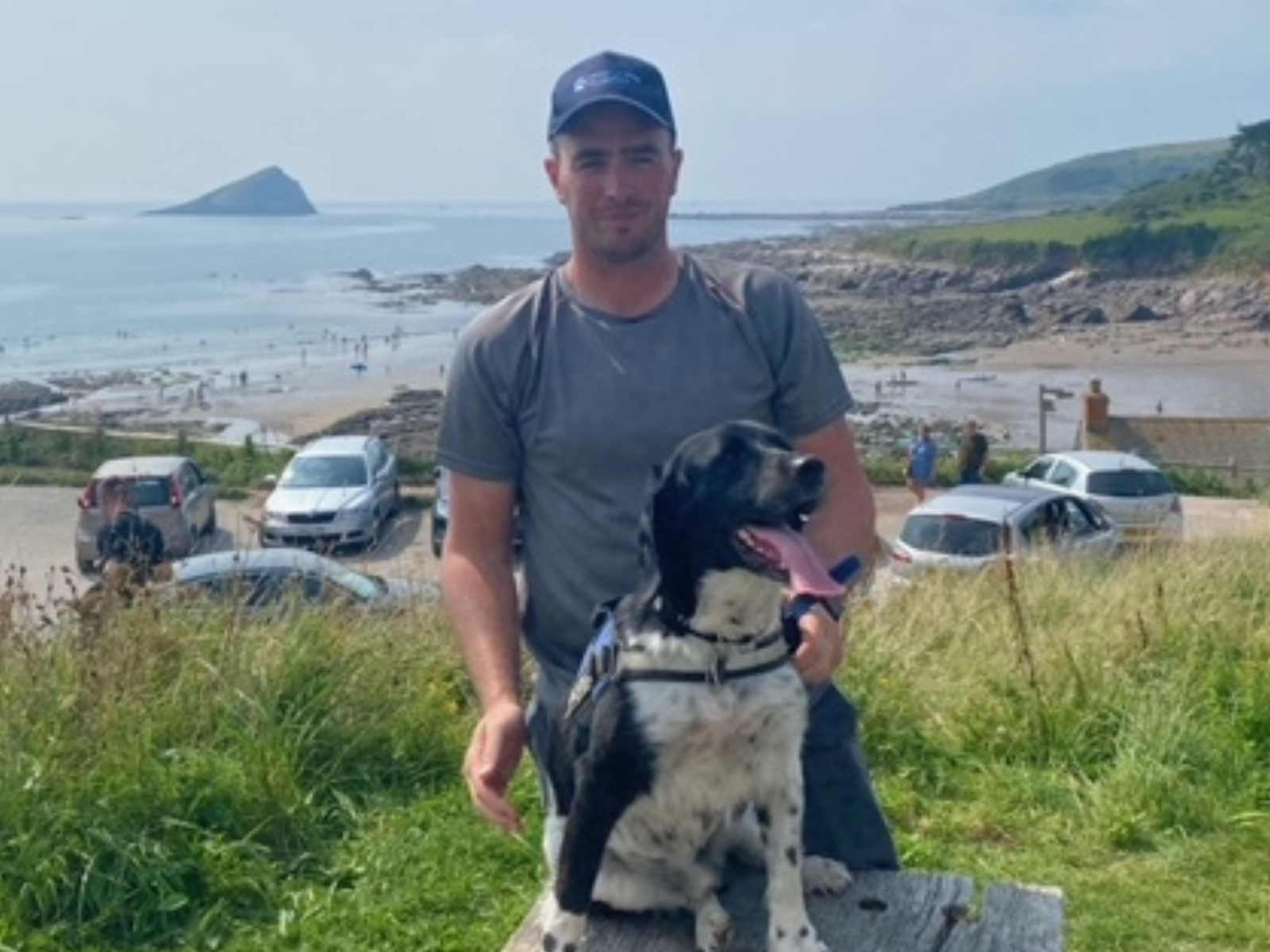 Chris walked across Devon for four days to raise money for the charity