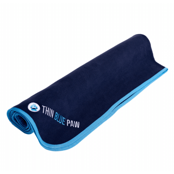 Thin Blue Paw Dog Blanket - Image 2