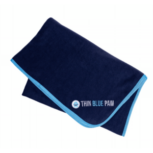 Thin Blue Paw Dog Blanket