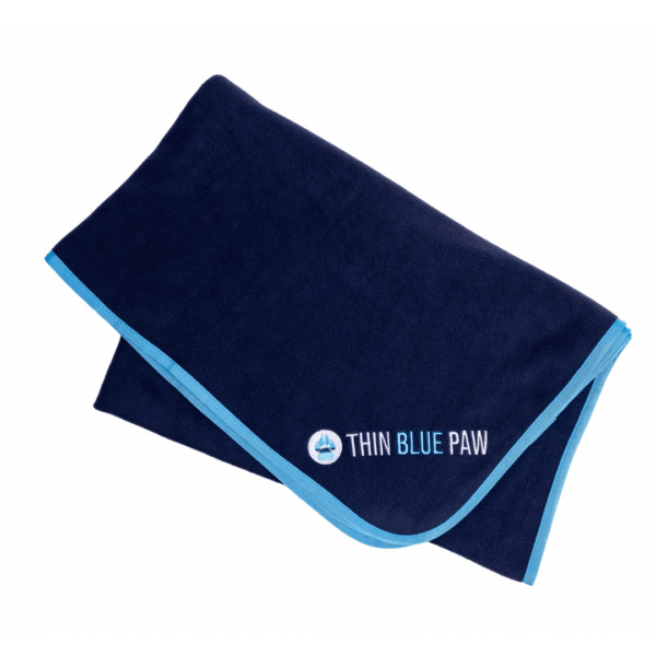 Thin Blue Paw Dog Blanket