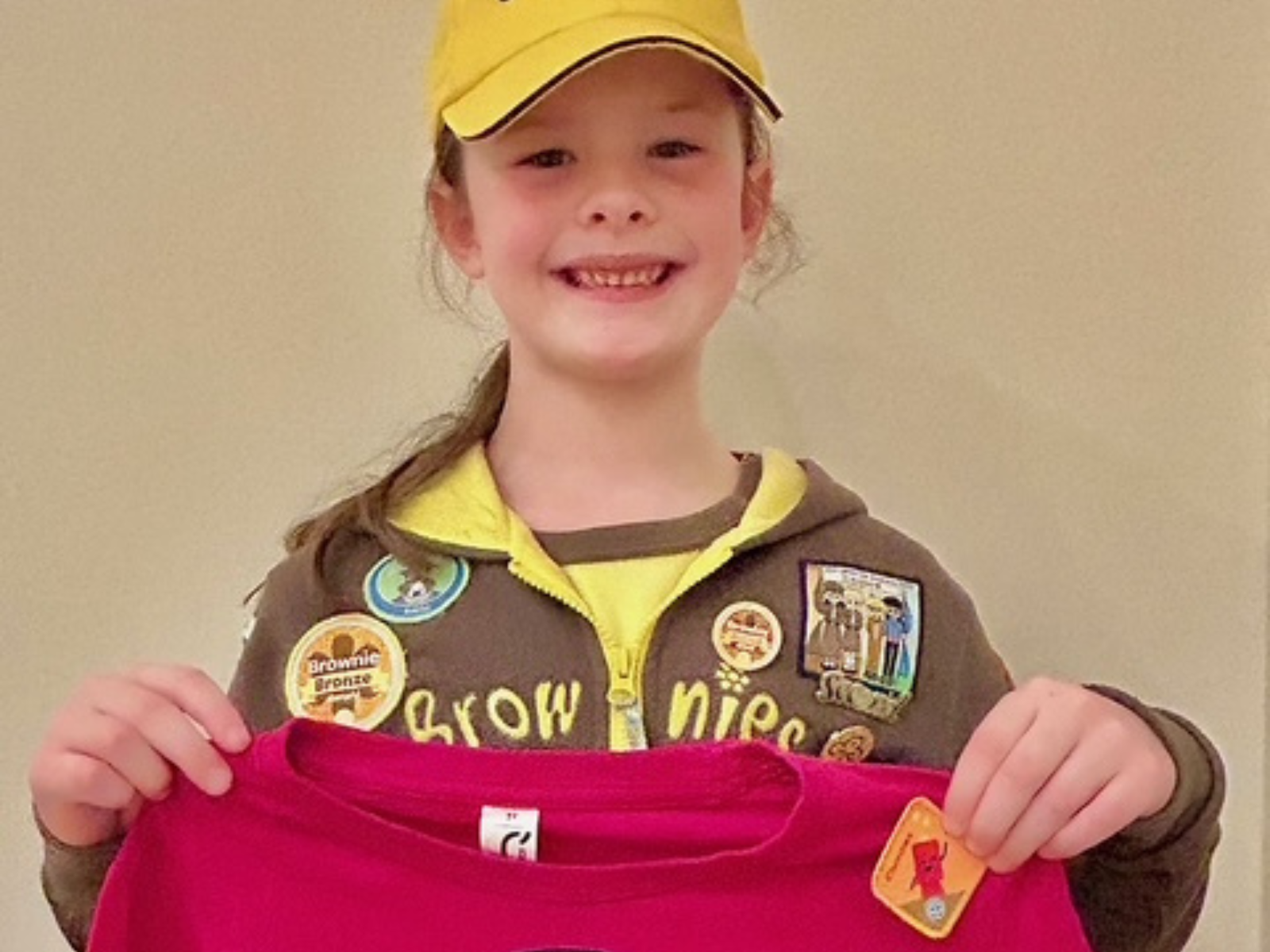 Phoebe raised £500 be staying silent for eight hours