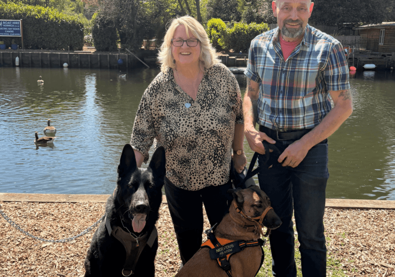 RPD reunited with puppy walkers